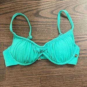 La vie en rose Teal swim top